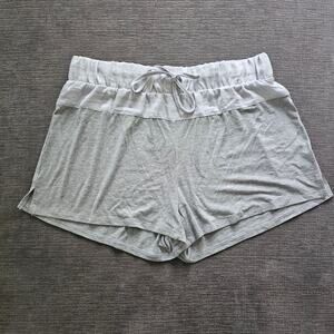 Splendid Women's Heather Gray Drawstring Pajama Shorts Size Small